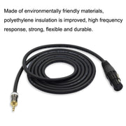 3.5mm To Caron Female Sound Card Microphone Audio Cable, Length: 15m