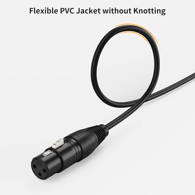 3.5mm To Caron Female Sound Card Microphone Audio Cable, Length: 15m - Microphone Audio Cable & Connector by PMC TechLife | Online Shopping South Africa | PMC TechLife | Buy Now Pay Later Mobicred