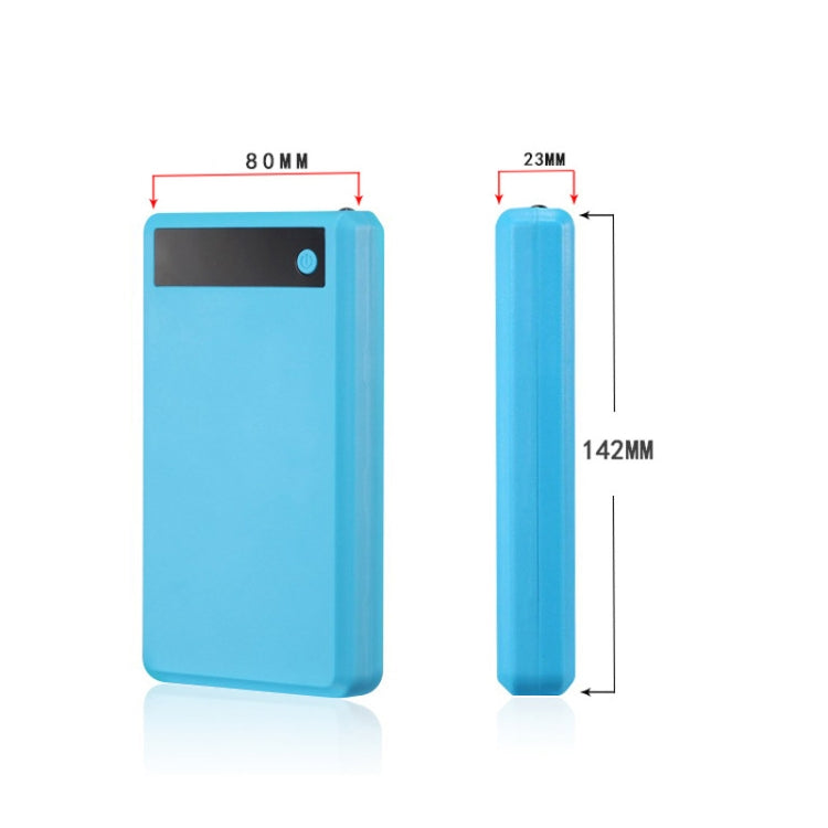 Q6 Removable 6 Sections 18650 Battery Box Charger Case, Style: Flash/Fast Charge(White)