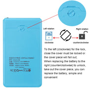 Q6 Removable 6 Sections 18650 Battery Box Charger Case, Style: Flash/Fast Charge(White)