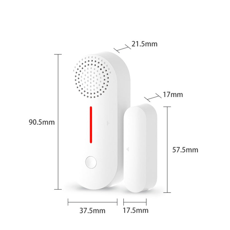 Tuya WiFi Sound And Light Door Magnetic Doors Windows Alarm Scene Linkage APP Reminder - Door Window Alarm by PMC TechLife | Online Shopping South Africa | PMC TechLife