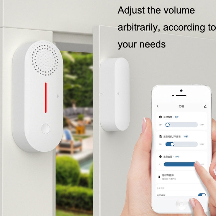Tuya WiFi Sound And Light Door Magnetic Doors Windows Alarm Scene Linkage APP Reminder - Door Window Alarm by PMC TechLife | Online Shopping South Africa | PMC TechLife