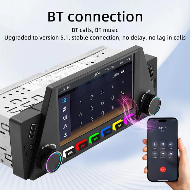 4.7 inch AUTO/CarPlay Navigation Bluetooth FM Radio Car MP5(161C) - Car MP3 & MP4 & MP5 by PMC Jewellery | Online Shopping South Africa | PMC Jewellery | Buy Now Pay Later Mobicred