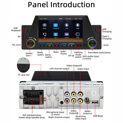 4.7 inch AUTO/CarPlay Navigation Bluetooth FM Radio Car MP5(161C) - Car MP3 & MP4 & MP5 by PMC Jewellery | Online Shopping South Africa | PMC Jewellery | Buy Now Pay Later Mobicred