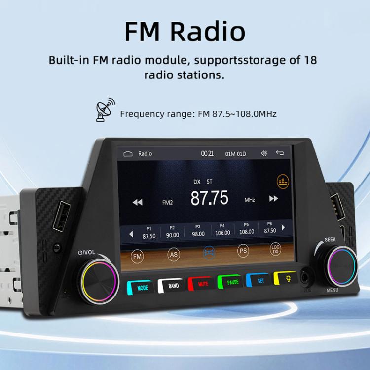 4.7 inch AUTO/CarPlay Navigation Bluetooth FM Radio Car MP5(161C) - Car MP3 & MP4 & MP5 by PMC Jewellery | Online Shopping South Africa | PMC Jewellery | Buy Now Pay Later Mobicred