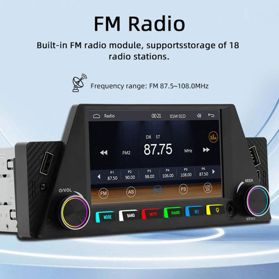 4.7 inch AUTO/CarPlay Navigation Bluetooth FM Radio Car MP5(161C)
