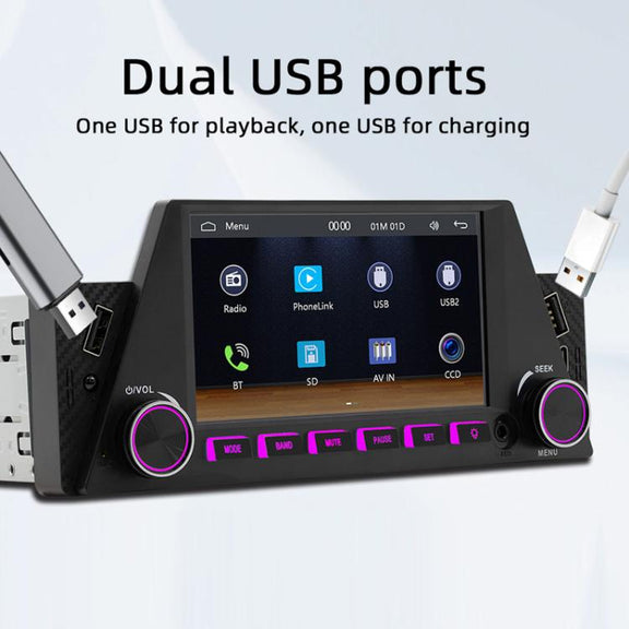 4.7 inch AUTO/CarPlay Navigation Bluetooth FM Radio Car MP5(161C)