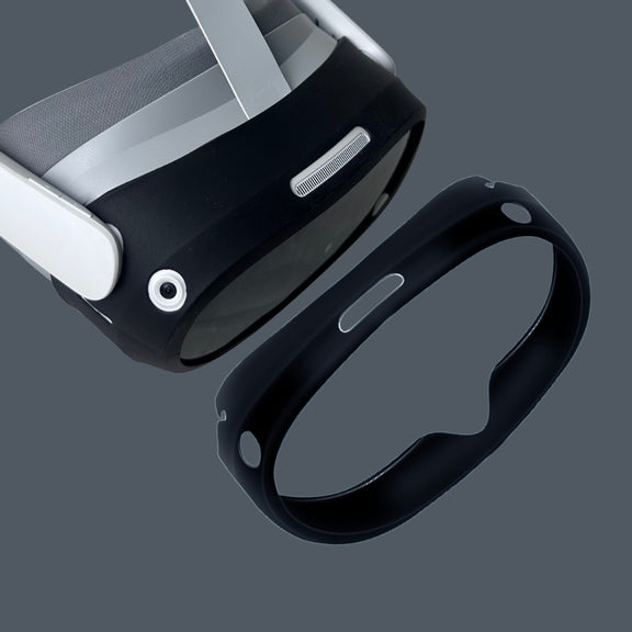 For Pico 4 VR Glasses Silicone Protective Cover(Black)