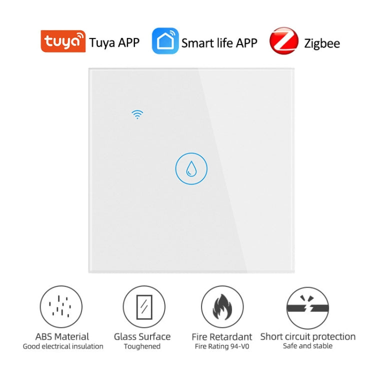 ZigBee 20A Water Heater Switch White High Power Time Voice Control EU Plug - Smart Switch by PMC TechLife | Online Shopping South Africa | PMC TechLife | Buy Now Pay Later Mobicred