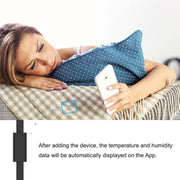 HTS2 Temperature And Humidity Smart Sensor For Bestcon RM4 Pro / RM4 Mini(Black)