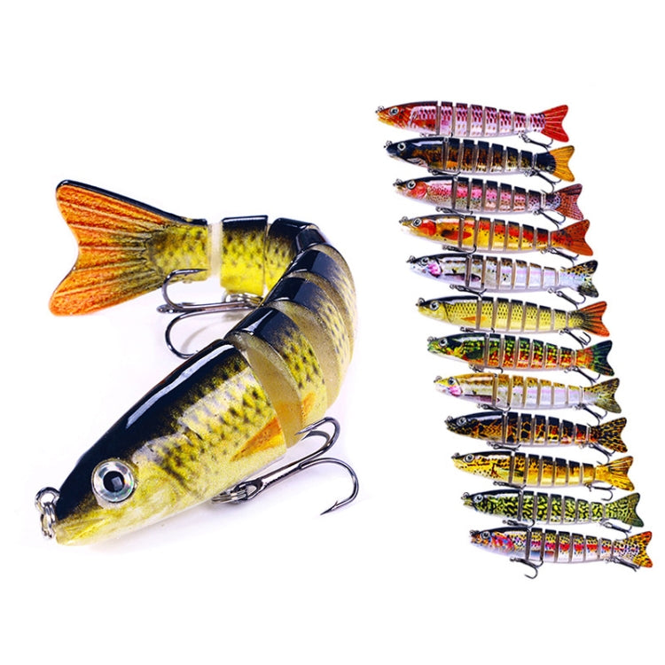 HENGJIA JM064 Multi-section Fish Minnow Bionic Fake Lures Sea Fishing Sinking Lures, Size: 12.8cm 18g(1)