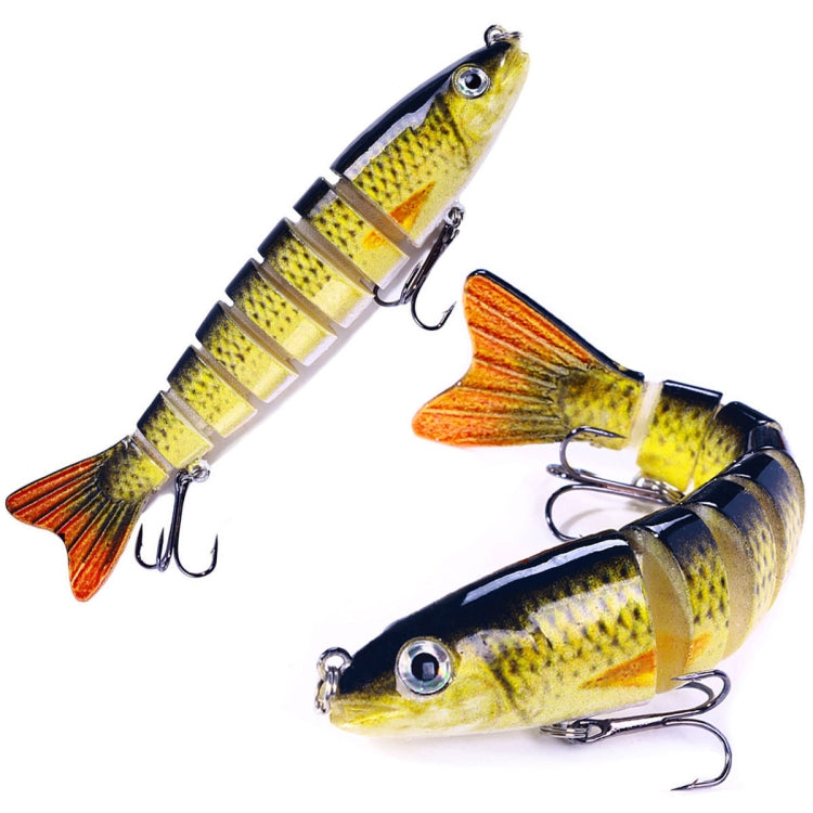 HENGJIA JM064 Multi-section Fish Minnow Bionic Fake Lures Sea Fishing Sinking Lures, Size: 12.8cm 18g(6)