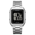 SKMEI 1879 Square Large Screen Men Steel Belt Multi-function EL Luminous Watch, Color: Silver - free shipping - PMC TechLife - Order now!