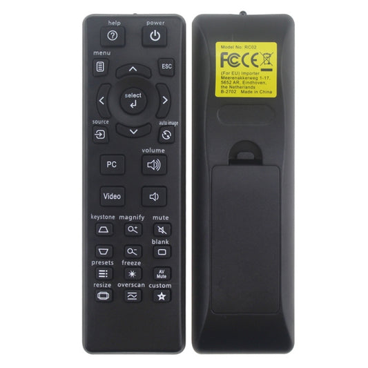 For InFocus IN112 IN114 IN124 IN3136 Projector 2pcs Remote Control - free shipping - PMC Jewellery - Order now!