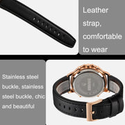 SKMEI 1652 Dual Movement Sports Leather Alloy Male Watch, Color: Silver Shell Black Machine