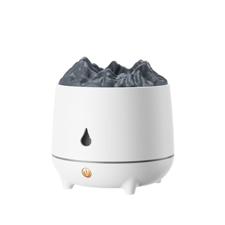 HS01 Simulation Flame Humidifier Home Aromatherapy Machine With Night Light(White) - free shipping - PMC TechLife - Order now!