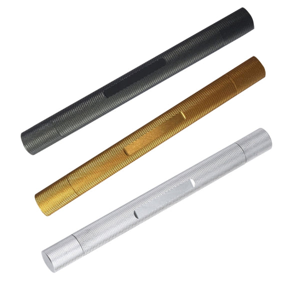 Lightweight With Serrated Cigar Needle Dredger Drilled Smoke Vent(Silver)
