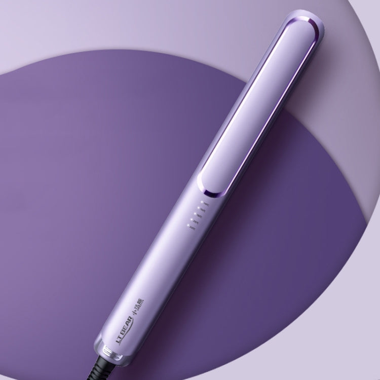 LTBEAR Negative Ion Straightening Curling Hair Wet and Dry Clipper Anti Hot Curling Iron, CN Plug(Purple) - free shipping - PMC Jewellery - Order now!