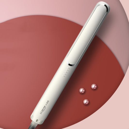 LTBEAR Negative Ion Straightening Curling Hair Wet and Dry Clipper Anti Hot Curling Iron, CN Plug(Ivory White) - free shipping - PMC Jewellery - Order now!