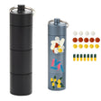 Outdoor First Aid Sealed Waterproof Pill Jar Aluminum Alloy Portable Emergency Pill Box(Black) - free shipping - PMC TechLife - Order now!