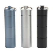 Outdoor First Aid Sealed Water-resistant Pill Jar Aluminum Alloy Portable Emergency Pill Box(Silver)