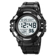 SKMEI 2003 Multifunctional Back Light Sports Watch Mens Countdown Date Alarm Clock Watch(Silver White Machine) - free shipping - PMC TechLife - Order now!