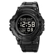 SKMEI 2003 Multifunctional Back Light Sports Watch Mens Countdown Date Alarm Clock Watch(Black Black Machine) - free shipping - PMC TechLife - Order now!