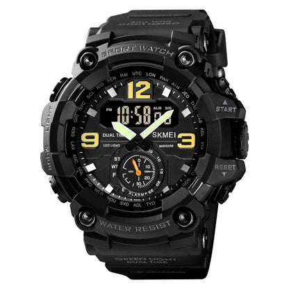 SKMEI 1637 Sports Digital Display Outdoor Shockproof Plastic Large Dial Men Watch, Color: Black - free shipping - PMC Jewellery - Order now!