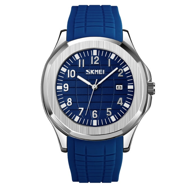 SKMEI 9286 Outdoor Sports Multifunctional Men Water-resistant Quartz Watch(Blue)