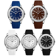 SKMEI 9286 Outdoor Sports Multifunctional Men Water-resistant Quartz Watch(Black Belt  White Noodles)