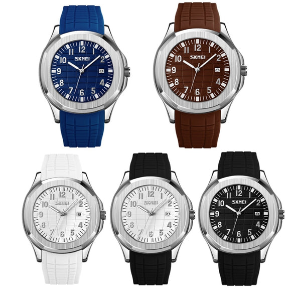 SKMEI 9286 Outdoor Sports Multifunctional Men Water-resistant Quartz Watch(Coffee)