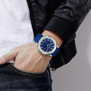 SKMEI 9286 Outdoor Sports Multifunctional Men Water-resistant Quartz Watch(Blue)