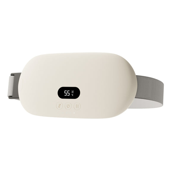 2000mAh Intelligent Massage Warming Belt Digital Electric Abdominal and Waist Massager(Yellow)
