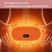 2000mAh Intelligent Massage Warming Belt Digital Electric Abdominal and Waist Massager(Pink)