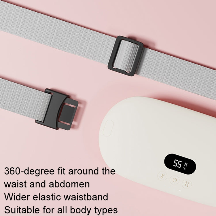 2000mAh Intelligent Massage Warming Belt Digital Electric Abdominal and Waist Massager(Pink)