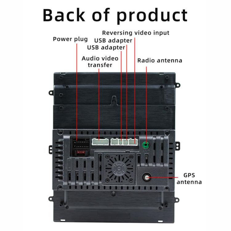 9.7 inch Vertical Screen Bluetooth Radio Android 13 GPS Navigation Device, Memory: 2+64G - Car MP3 & MP4 & MP5 by PMc TechLife | Online Shopping South Africa | PMc TechLife | Buy Now Pay Later Mobicred