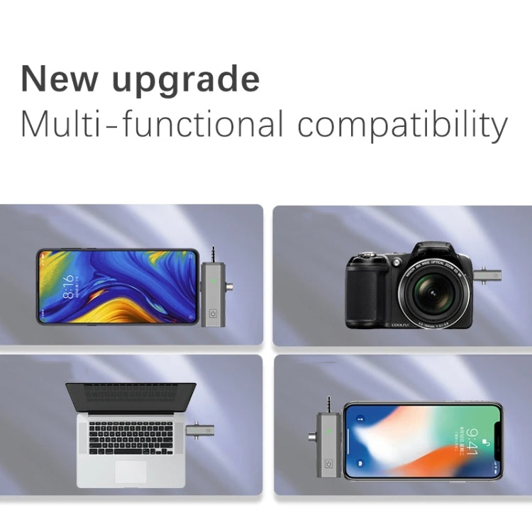 S17 Wireless  3 In 1 Lavalier MIC For Phone SLR Camera Loudspeaker ,Spec: One Drag 1 Full Black - Microphone by PMC TechLife | Online Shopping South Africa | PMC TechLife | Buy Now Pay Later Mobicred