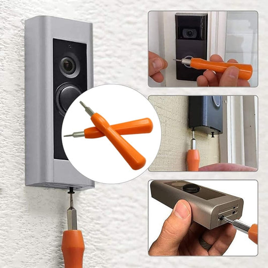 2 In 1  For RIng Doorbell Screwdriver Replacement For Ring Doorbell Battery Change(Orange) - Screwdriver Tools by PMC Jewellery | Online Shopping South Africa | PMC Jewellery | Buy Now Pay Later Mobicred