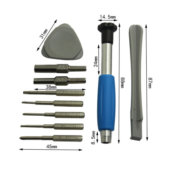 For Nintendo Switch PSP/GBA/DS/3DS 10 In 1 Repair Tool Kit Screwdriver Set
