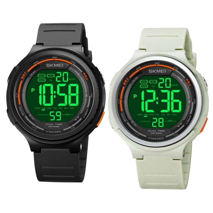 SKMEI 1841 Outdoor Sports Students Water-resistant Luminous Countdown Watch(Black)