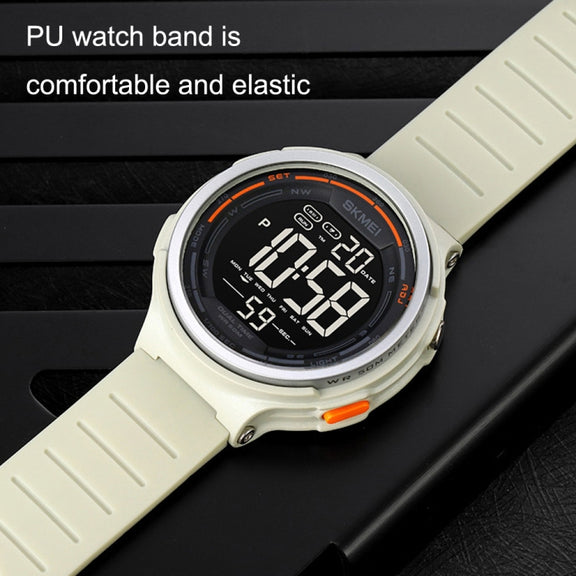SKMEI 1841 Outdoor Sports Students Water-resistant Luminous Countdown Watch(Black)