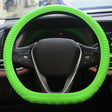 Silicone Non-slip Wear-resistant Concave Point Car Steering Wheel Cover, Size: 34-38cm(Green) - Steering Wheel Accessories by PMC TechLife | Online Shopping South Africa | PMC TechLife | Buy Now Pay Later Mobicred