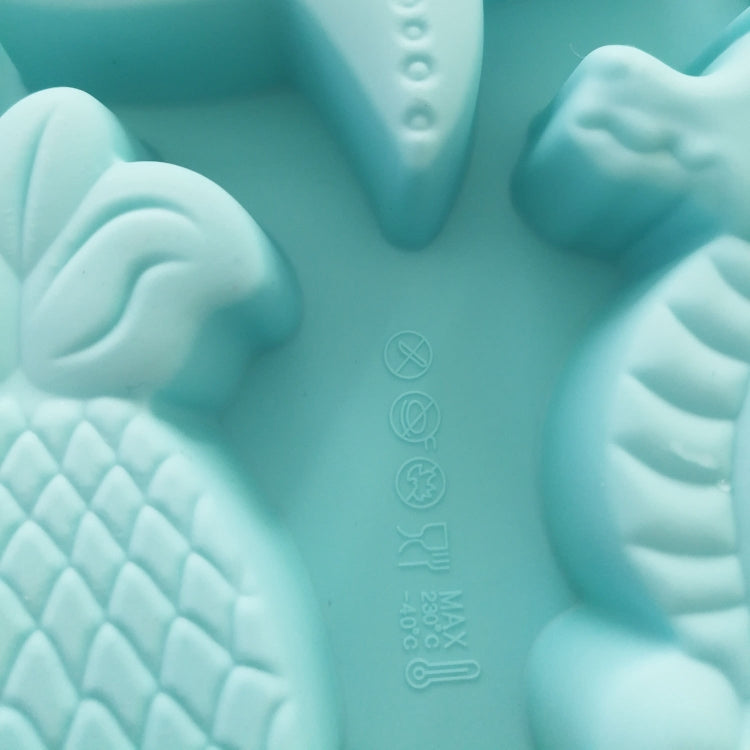 Marine Fish Series Shape Food Grade Silicone Cake Mold Plaster Painting Mold(Color Random Delivery) - Food Molds by PMC TechLife | Online Shopping South Africa | PMC TechLife