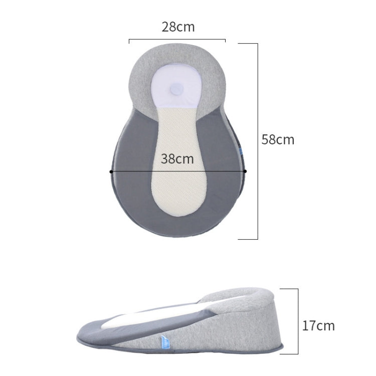 Baby Breastfeeding Pillow Lying Feeding Baby Anti-spitting Milk Slope Pad(Gray) - Baby Care by PMC TechLife | Online Shopping South Africa | PMC TechLife