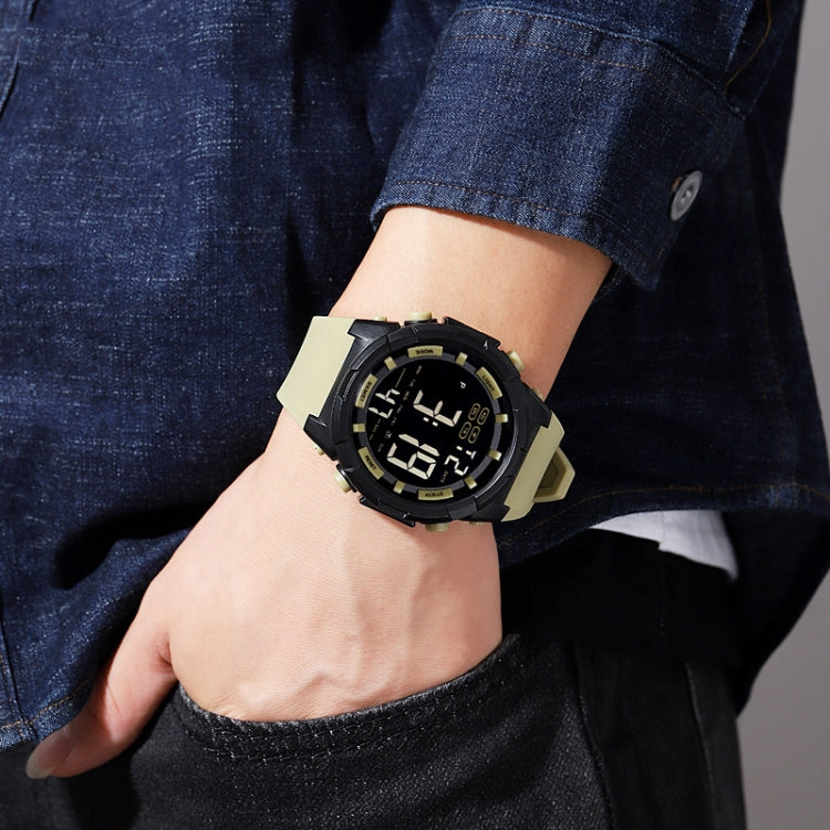 SKMEI 1845 Outdoor Waterproof Large Dial Multifunctional Sports Men Watch(Army Green) - free shipping - PMC TechLife - Order now!