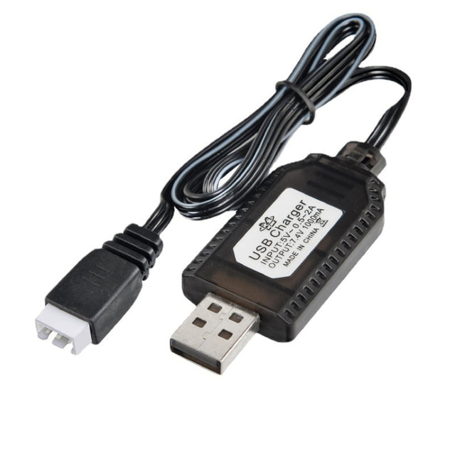 7.4V Lithium Battery Charger Toy Aircraft Accessories USB Data Cable(XH-3P)
