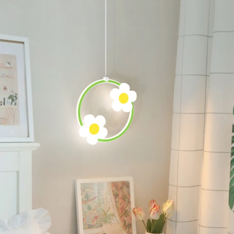 Children Room Bedside Warm Sunflower Chandelier, Color: Round Green Warm Light - Celling Lights & Chandeliers by PMc TechLife | Online Shopping South Africa | PMc TechLife | Buy Now Pay Later Mobicred