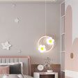 Children Room Bedside Warm Sunflower Chandelier, Color: Round Pink White Light - Celling Lights & Chandeliers by PMc TechLife | Online Shopping South Africa | PMc TechLife | Buy Now Pay Later Mobicred