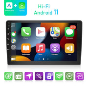 A3012 9 Inch Android Navigation CarPlay 1+32G Dual-Spindle Universal Central Control Screen Car Navigator Reversing Video Player(Standard)