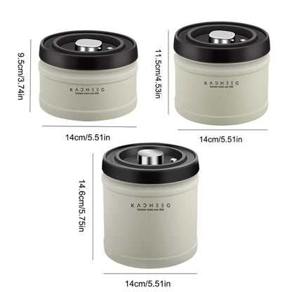 Kacheeg Sealing Can Pressed Vacuum Coffee Bean Tea Cans, Capacity: 1600ml - free shipping - PMC Jewellery - Order now!